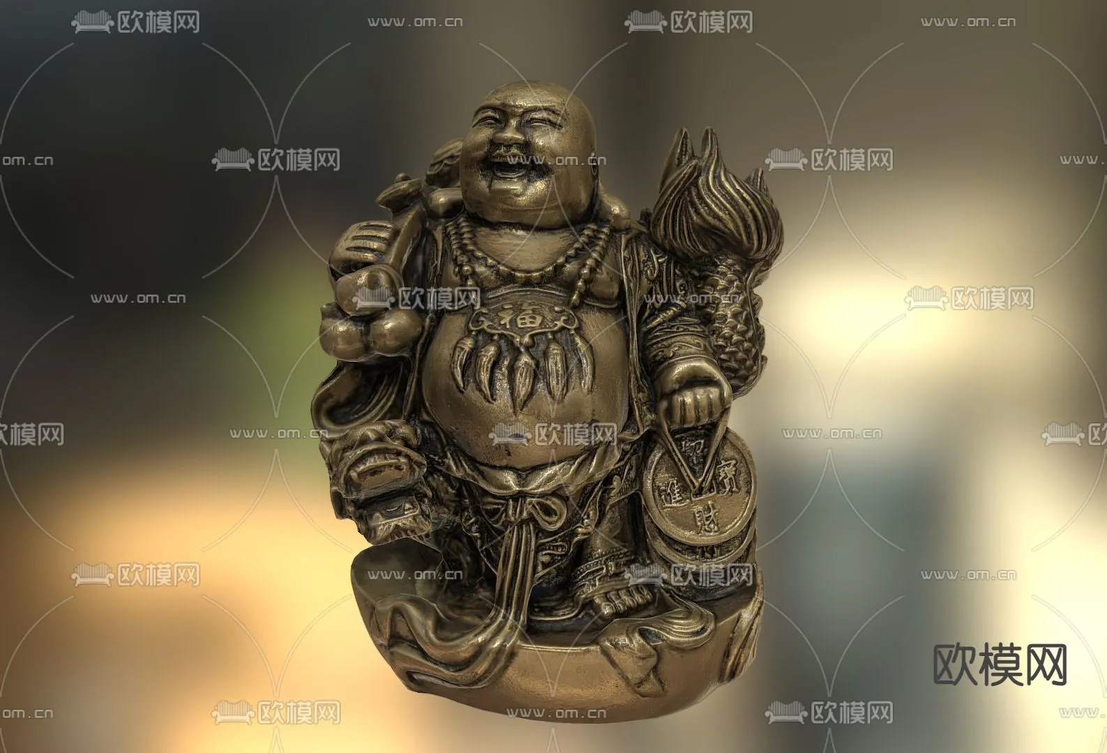 Buddha 3D Model for Decoration - Interior Design - 029