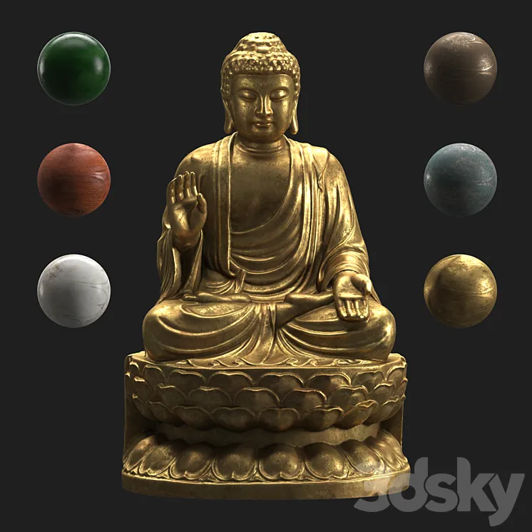 Buddha bodhisattva 3D Model Free