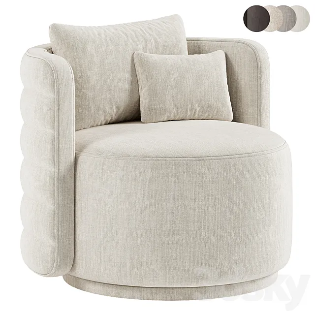 Buddy Armchair by Dontone 3D Model