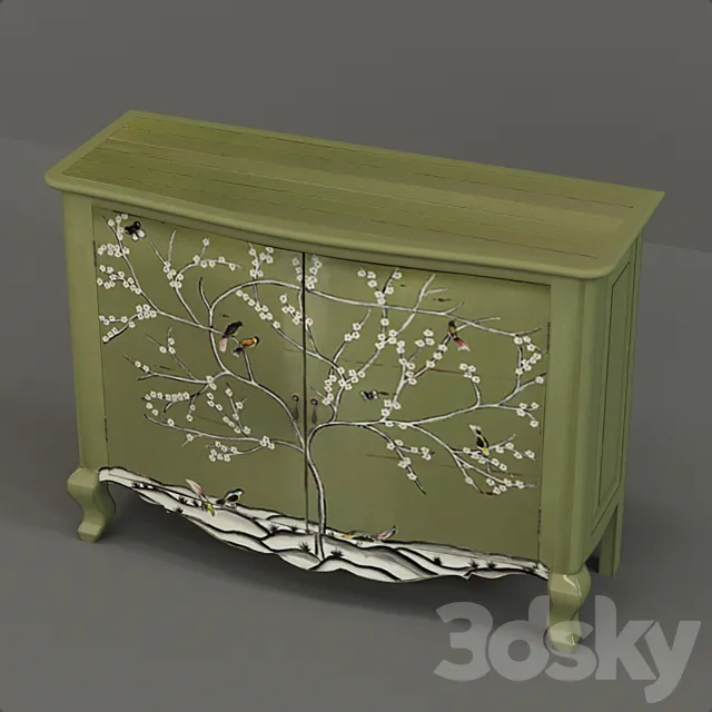 Buffet GREEN BIRDS 3DModel