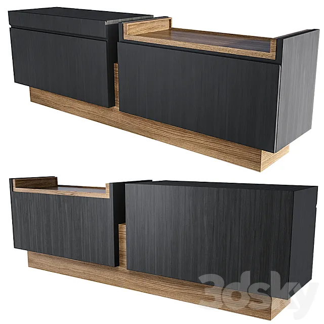 Buffet Ocara Fechado – Sideboard Console Table 3DModel