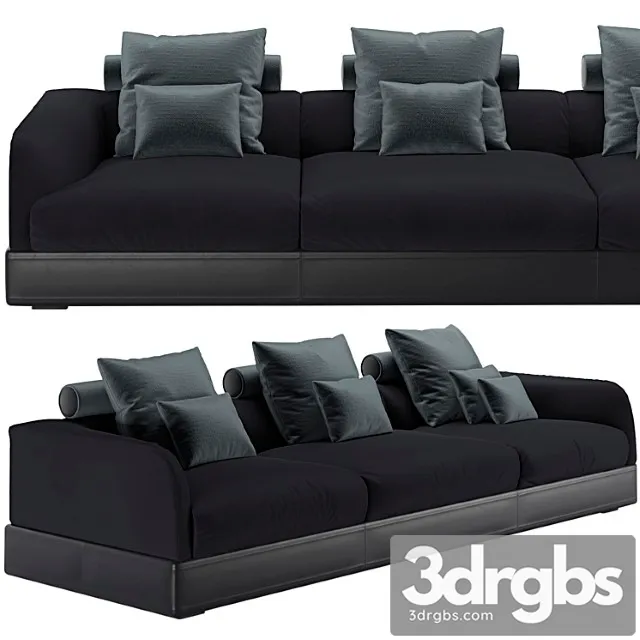 Bugatti Home Le Mans Sofa 3D Model Free