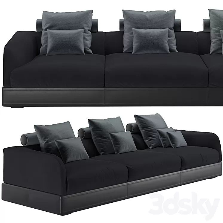 Bugatti Home LE MANS SOFA 3D Model Free