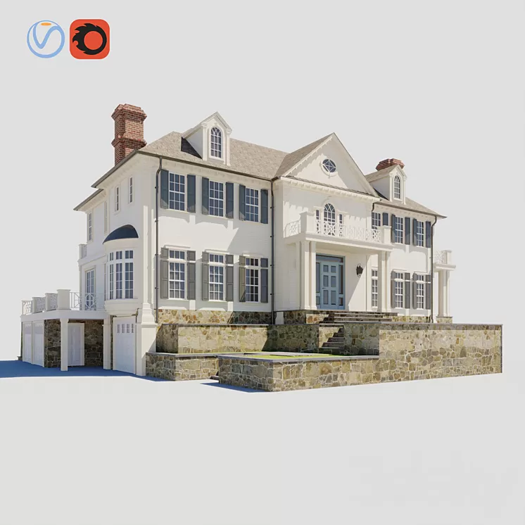 Build№04 LOWPOLY 3D Model