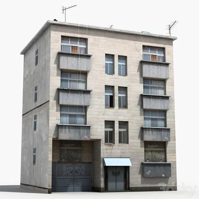 Building 04 3D Model