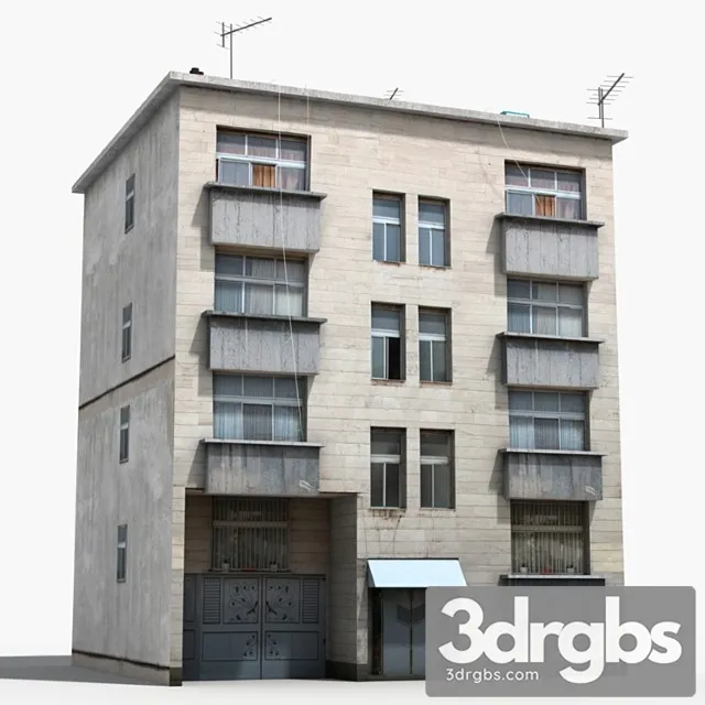 Building 04 3D Model Download