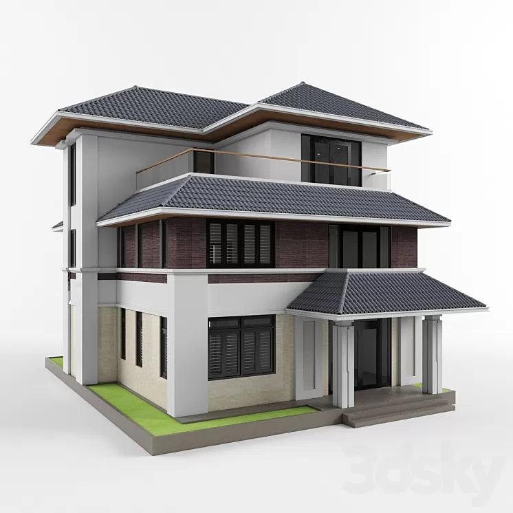building 2 3D Model