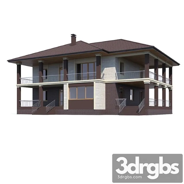 Building Abs House v217 3D Model Free
