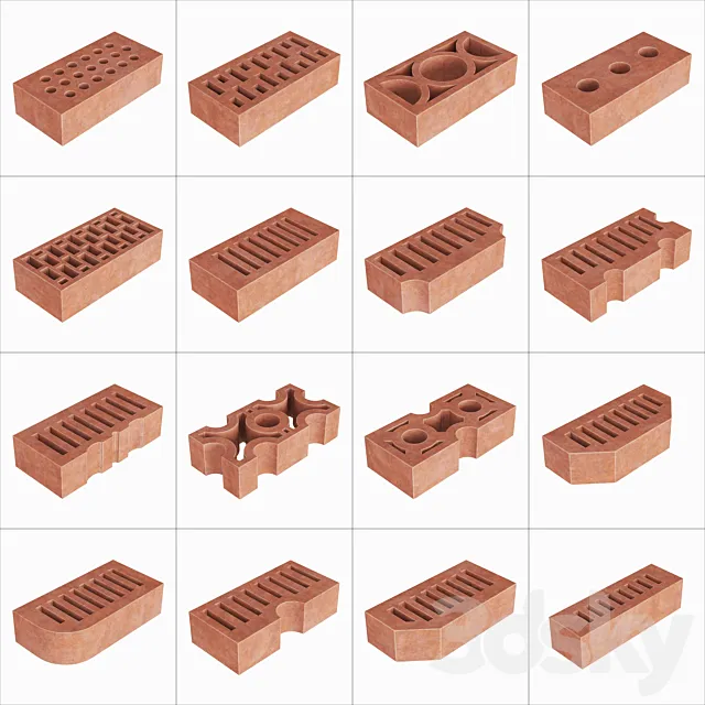 Building bricks _ Building bricks 3D Model