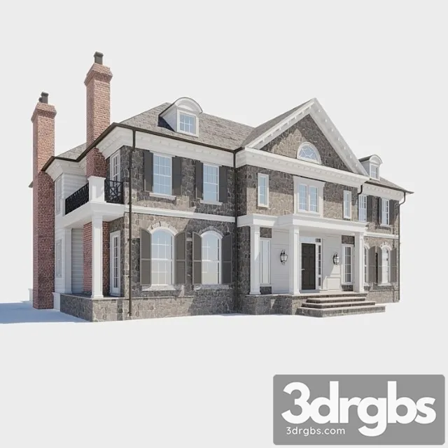 Building Build 007 3D Model Free