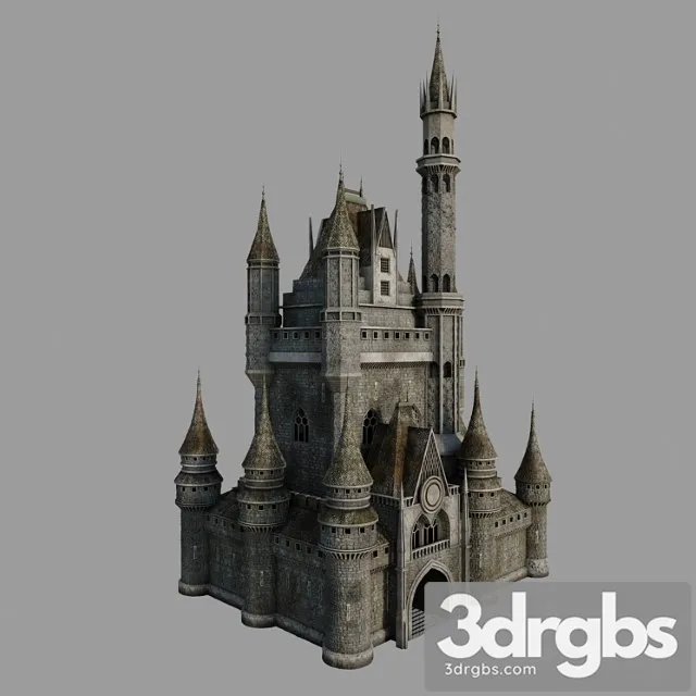 Building Castle 3D Model Free