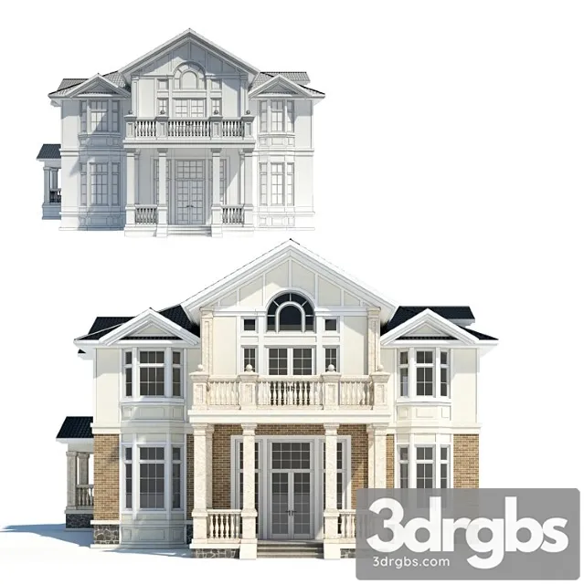 Building Cottage 1 3D Model Download