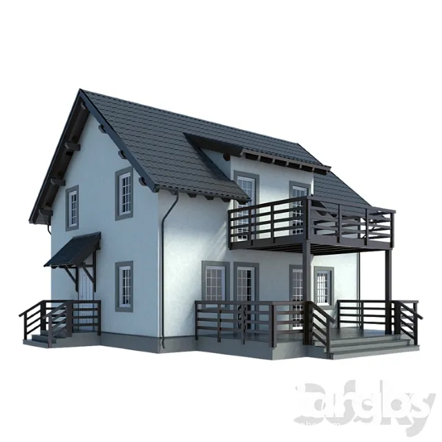 Building Dom 5 3D Model Download