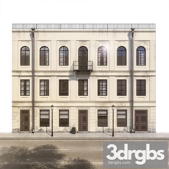 Building Facade 21 3D Model Free