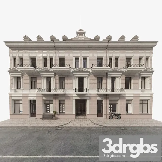 Building Facade 3D Model Download