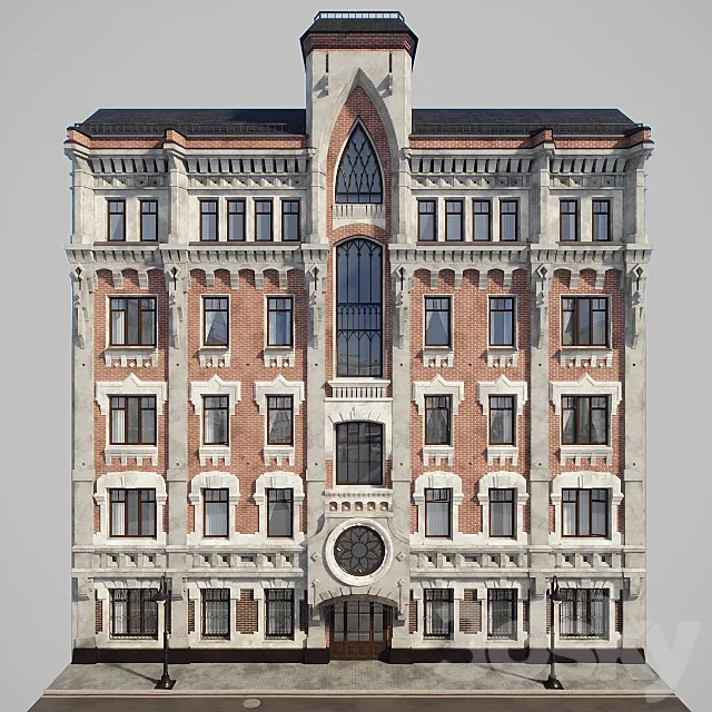 Building facade 3D Model