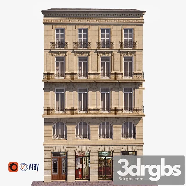 Building Facade For Background 9 Free Download