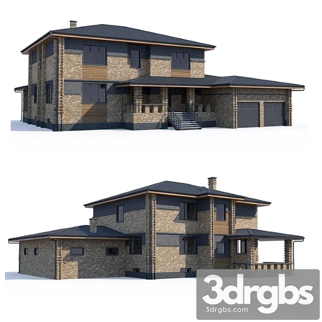 Building House v11 3D Model Free