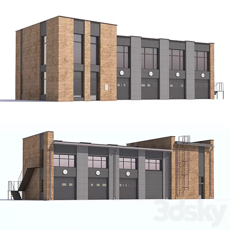 Building SRT with shop 3D Model