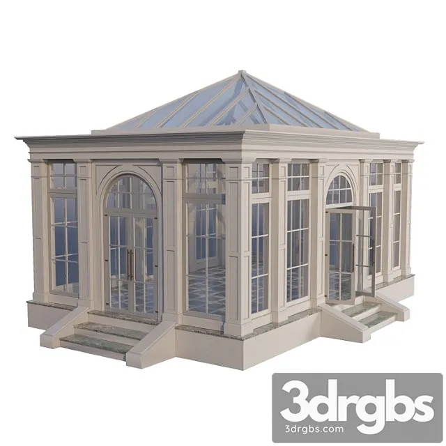 Building Winter Garden 3D Model Free