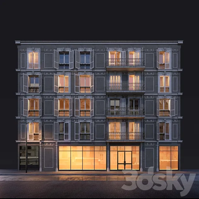 Building;s facade 3DModel
