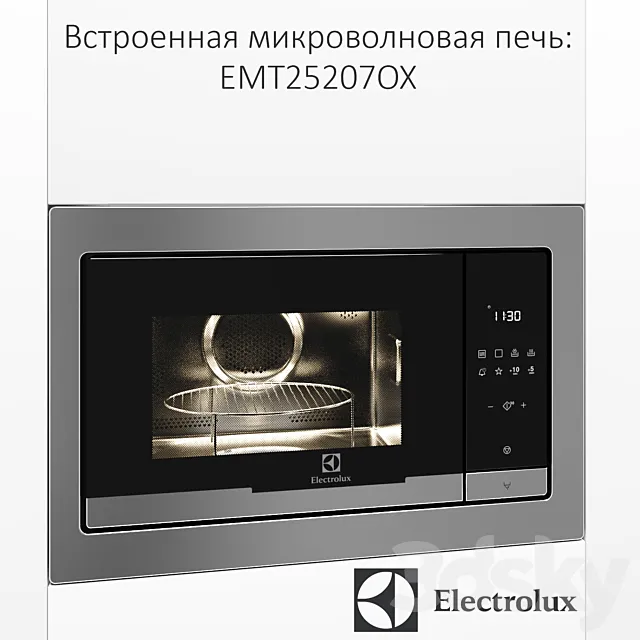 Built-in microwave Electrolux EMT25207OX Free Download