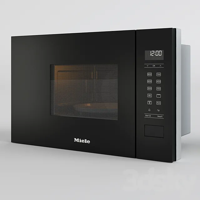 Built-in microwave oven - M 2234 SC - by Miele 3D Model