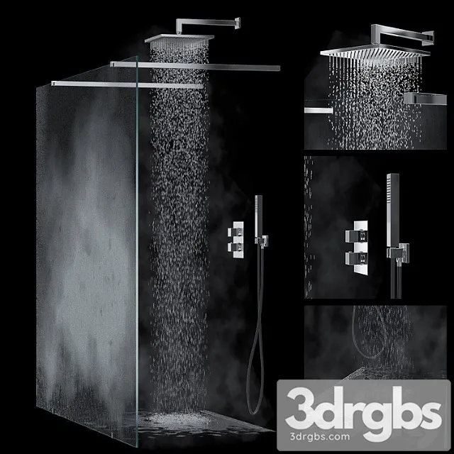 Built in Shower System Palazzani Track 3D Model Free