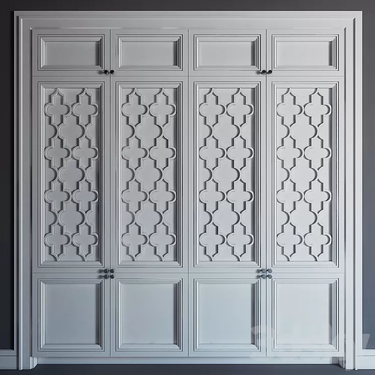 Built-in wardrobe 05 \ fitted wardrobe 05 3D Model
