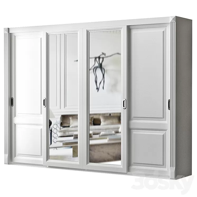 Built-in wardrobe Mont Blanc 3D Model