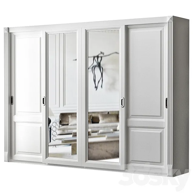 Built-in wardrobe Mont Blanc 3DModel