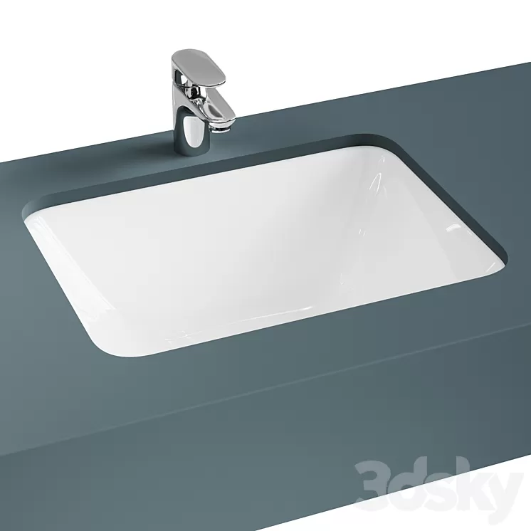 Built-in washbasin VitrA S20 5474B003-0618 3D Model