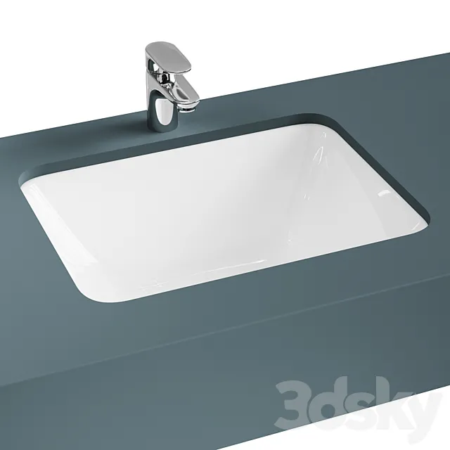 Built-in washbasin VitrA S20 5474B003-0618 3DModel