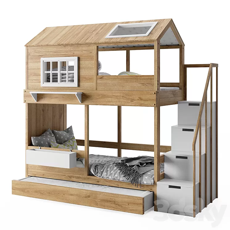 "Bukwood bed-house ""My Place""" 3D Model Free