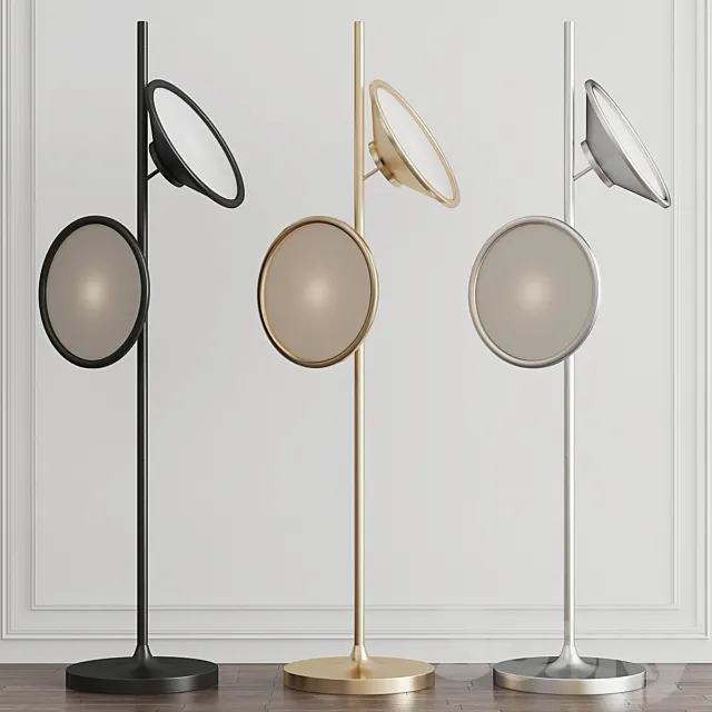 Bulat Floor Lamp by Currey & Company 3D Model