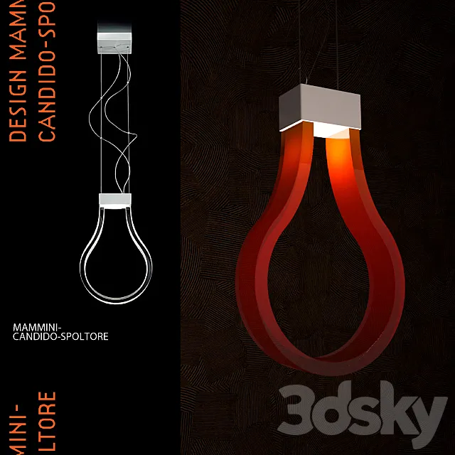 BULB S - HANGING LAMP 3D Model