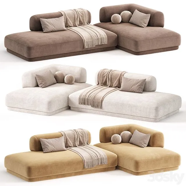 BUMPER Sofa by Zanotta 5 3D Model