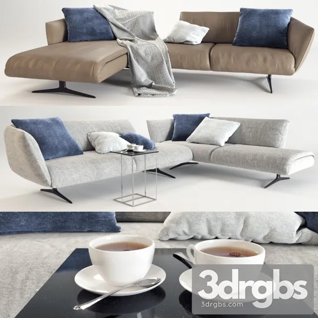 Bundle Sofa Walter Knoll 3D Model Free