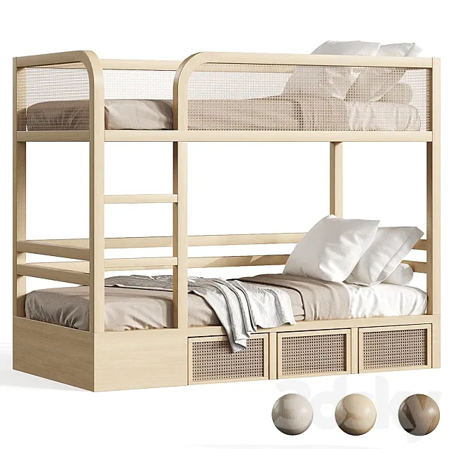 Bunk bed 3D Model