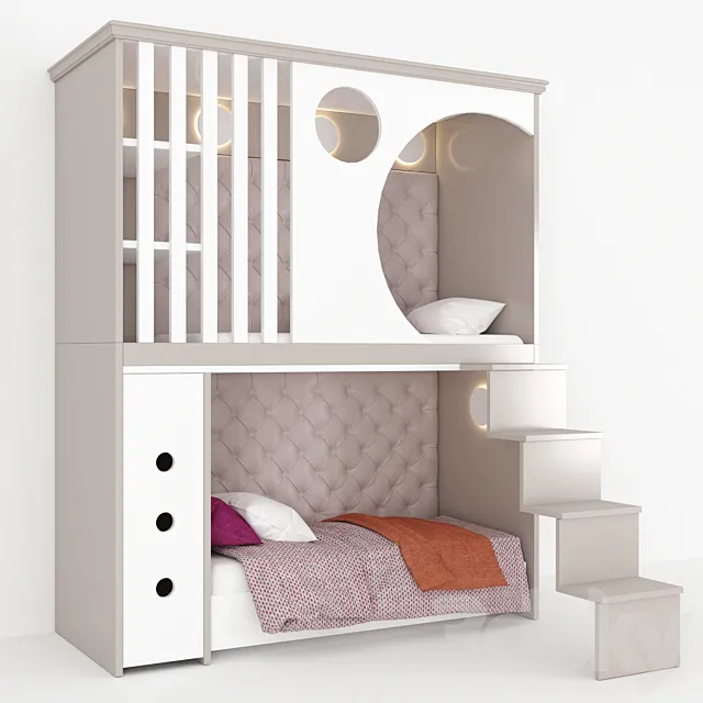 Bunk bed 3D Model