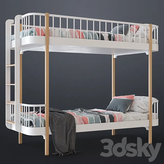 Bunk bed by Oliver furniture 3D Model