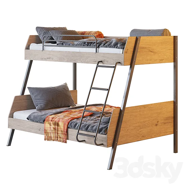 Bunk bed Cilek_Trio 3DModel