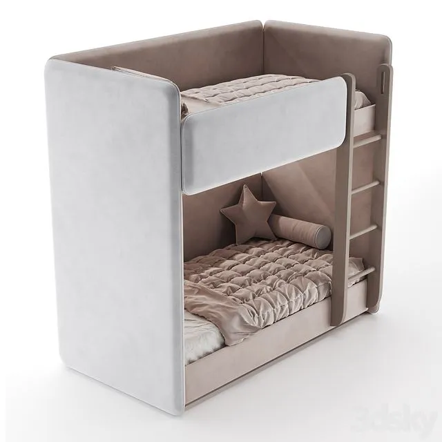 Bunk bed Level-03-11 Gelato 3D Model