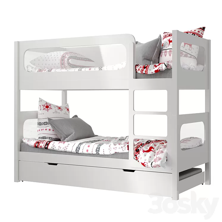 Bunk bed pilha AM.PM 3D Model