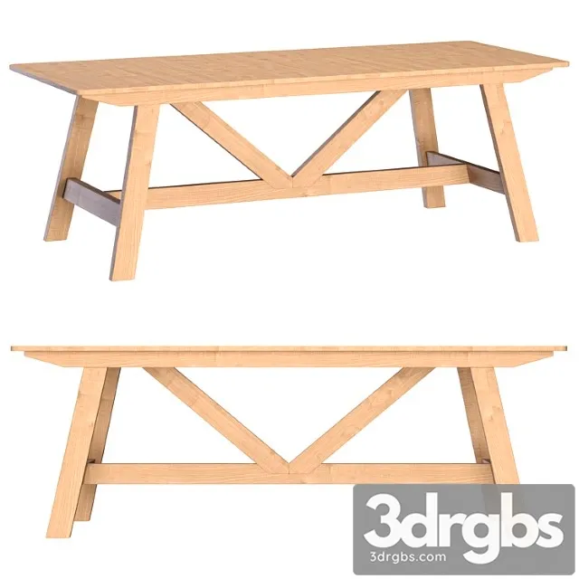 Buondi Dining Table 3D Model Free