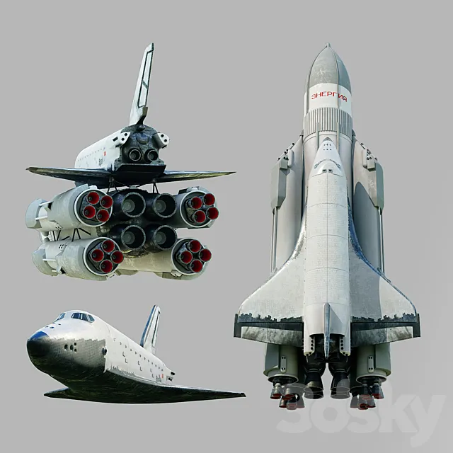 Buran and Energy 3DModel