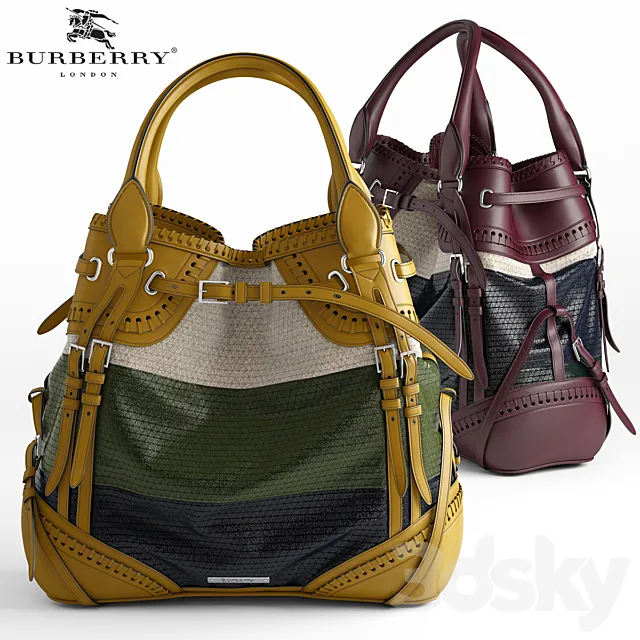 Burberry Whipstitch Bag 3D Model