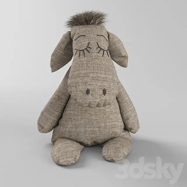 burro 3D Model