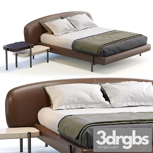 Busneli Bed Ermione 3D Model Free