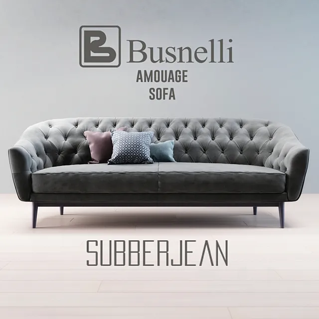 Busnelli Amouage Sofa Subberjean 3DModel